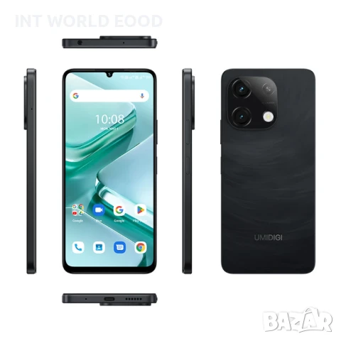 UMIDIGI G9T Смартфон 8GB RAM+128GB 6.75″ 90Hz Дисплей Двойна камера 13MP