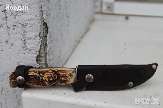 Немски ловен нож, снимка 1 - Антикварни и старинни предмети - 39189848