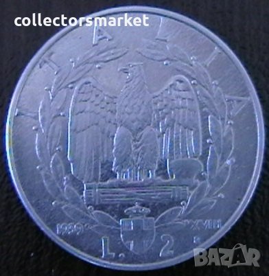 2 лири 1939, Италия