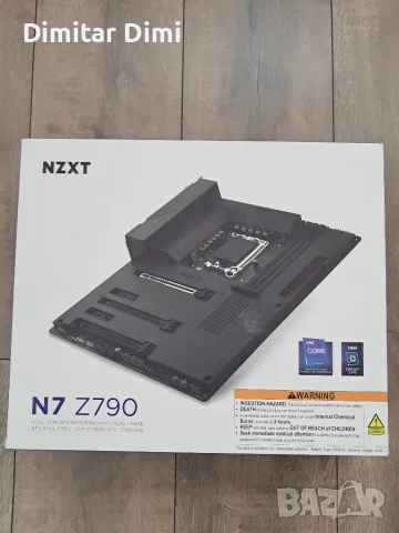 Дънна платка NZXT Z790 DDR5  със процесор intel i5 12600k отключен, снимка 5 - Дънни платки - 55976386