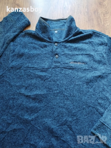 eddie bauer Half Zip - страхотна мъжка блуза КАТО НОВА ХЛ, снимка 4 - Блузи - 52641304