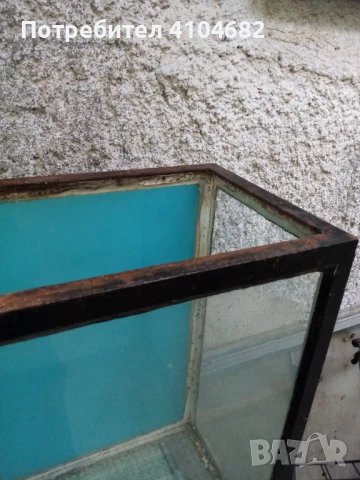 Аквариум с метална рамка, снимка 6 - Аквариуми - 51159860