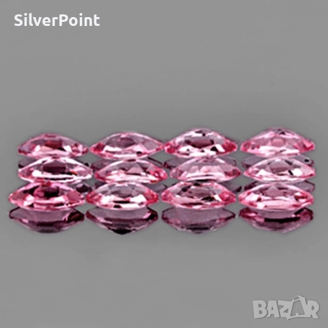 Турмалини розови 12 броя калибрирани , снимка 2 - Други - 52677020
