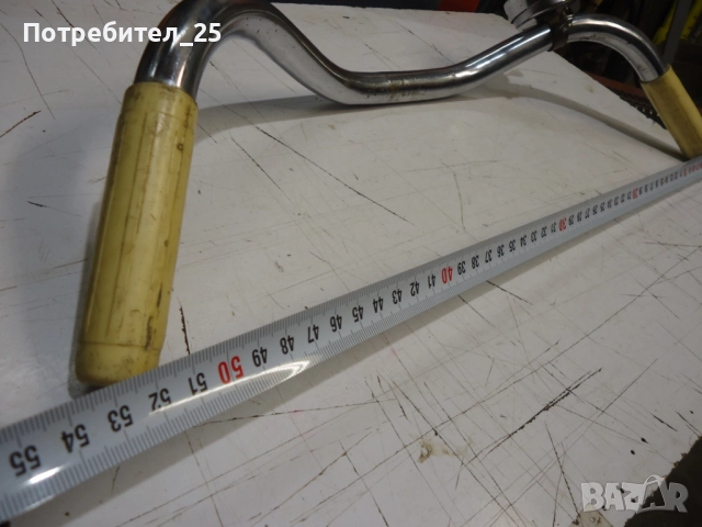 Кормило + звънец за ретро велосипед, снимка 5 - Части за велосипеди - 52544163