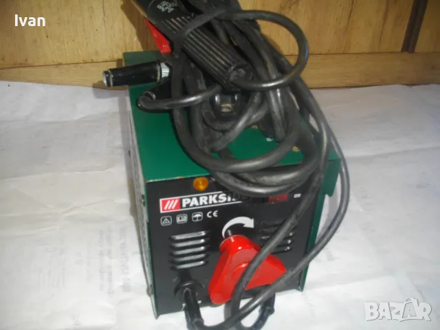 PARKSIDE 120 АМПЕРА ОРИГИНАЛЕН НЕМСКИ 2011г. ЕЛЕКТРОЖЕН ПОЧТИ НОВ ОТЛИЧЕН ЗА ЕЛЕКТРОДИ ф1,6-2,5мм, снимка 14 - Други инструменти - 48604900