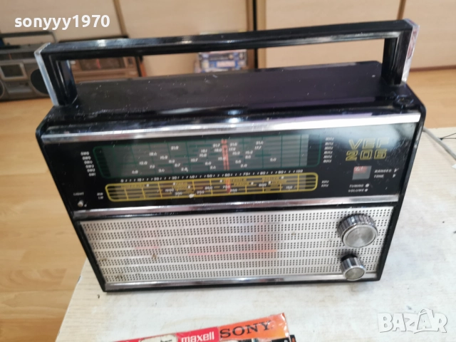 VEF 206+ORIGINAL ADAPTER 220V 2912251619, снимка 3 - Радиокасетофони, транзистори - 52928814