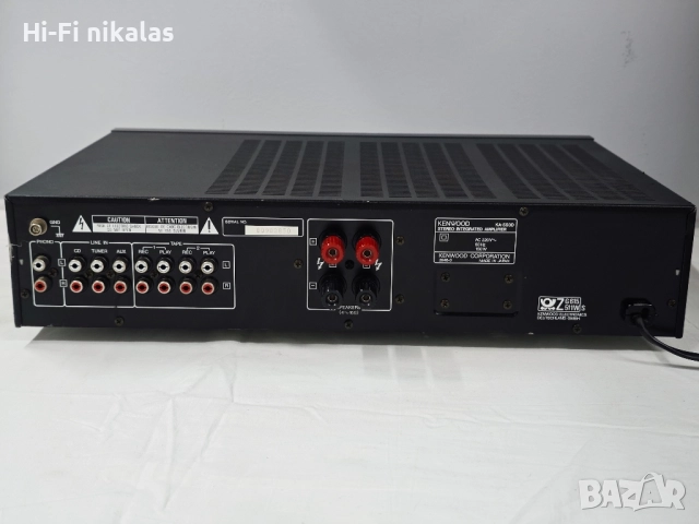 стерео усилвател  KENWOOD KA-550D, снимка 4 - Ресийвъри, усилватели, смесителни пултове - 52016817