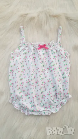 Летен ромпър 0-3 месеца, снимка 2 - Бебешки гащеризони - 47432606