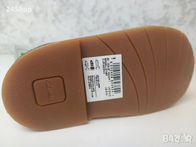 Детски зимни кожени боти Clarks 22, снимка 6 - Бебешки боти и ботуши - 38691939