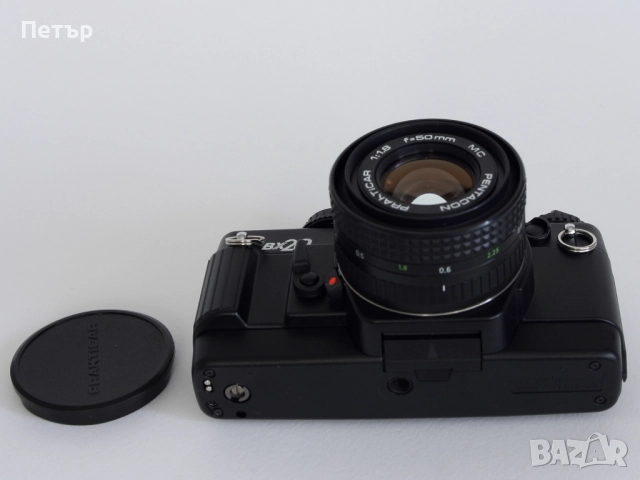 Фотоапарат Praktica BX20 + Pentacon 50mm 1:1.8 + EXACTA VARIOPLAN MC 70-210mm 1:4.0-5.6, снимка 2 - Фотоапарати - 52886758