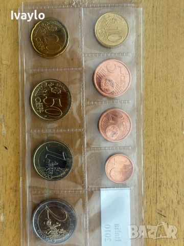 ITALY Euro set 2010, снимка 2 - Нумизматика и бонистика - 53779275