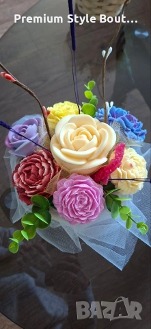 ръчно изработени букети , снимка 8 - Изкуствени цветя - 53752942
