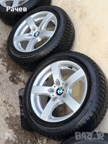 Алуминиеви Джанти за BMW със зимни гуми 16 цола 5х120, снимка 2 - Гуми и джанти - 52923831
