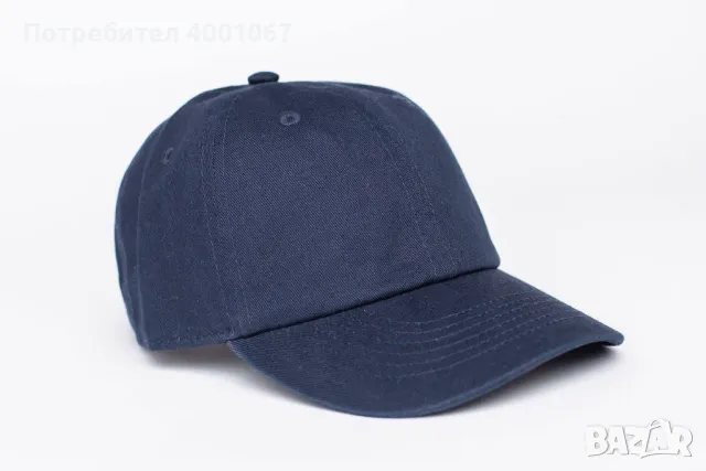 синя шапка с козирка, снимка 1