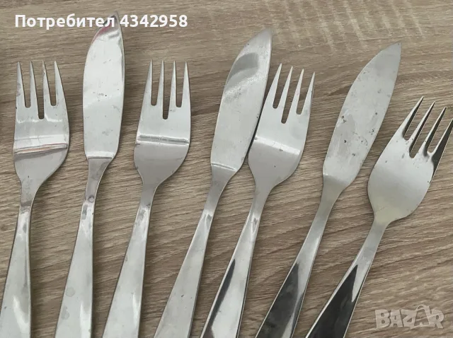 Винтидж комплект прибори WMF – 12 части, Германия.1960-1970г., снимка 3 - Други ценни предмети - 56079043
