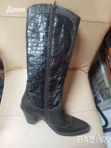Нови ботуши естествена кожа, снимка 2 - Дамски ботуши - 47940990