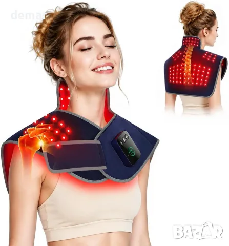 Безжична LED обвивка за врат и рамене с батерия 5000 mAh
