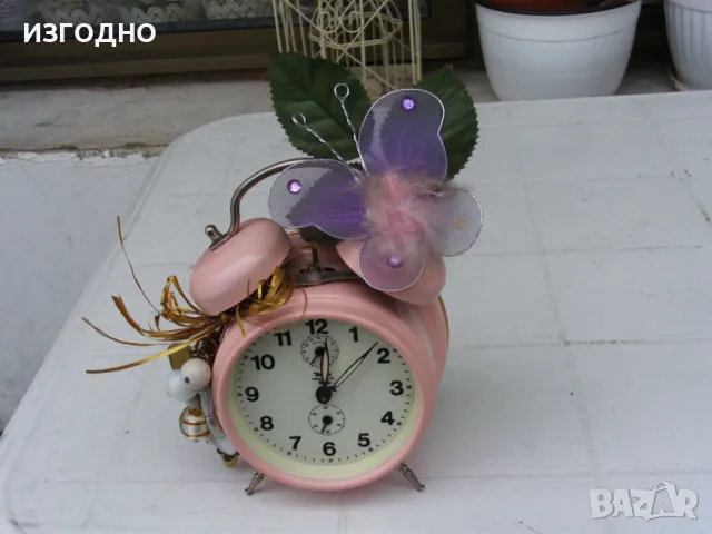 40€*Ретро часовник работещ, снимка 2 - Антикварни и старинни предмети - 49386335