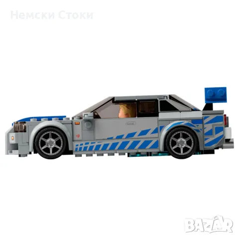 LEGO Speed Champions Бързи и яростни 2 - Nissan Skyline GT-R (R34) 76917, снимка 7 - Конструктори - 49406153