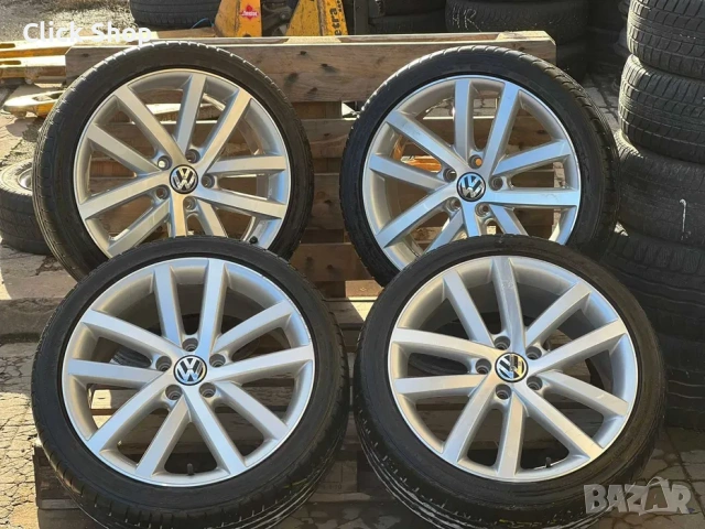 5х112 Джанти 18 Цола Фолксваген Голф Кади Тоуран 5x112 VW Golf Caddy Touran, снимка 5 - Гуми и джанти - 53134468