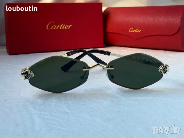 Cartier 2024 дамски слънчеви очила ромб 3 цвята, снимка 12 - Слънчеви и диоптрични очила - 47762983