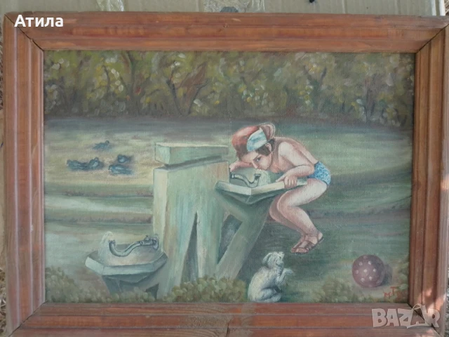 картина 57/42 см, снимка 3 - Картини - 50838703