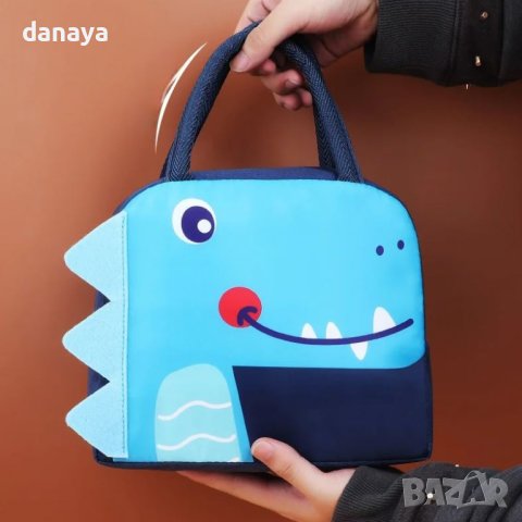 4472 Детска термо чанта за храна Животни, снимка 4 - Хладилни чанти - 44238447