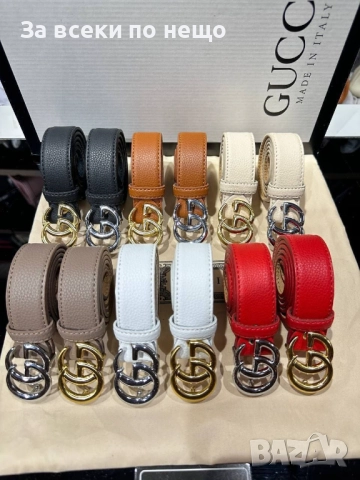 Gucci Унисекс Колан🔝Дамски Колан Гучи🔝Мъжки Колан - Различни Цветове Код E833, снимка 2 - Колани - 51477867
