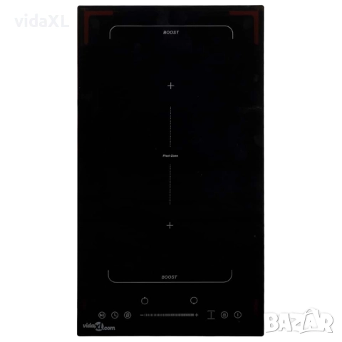 vidaXL Flexizone индукционен плот с 2 котлона сензорен контрол 3500 W(SKU:51438), снимка 1
