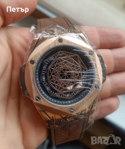 НОВ Мъжки кварцов часовник с кутия, снимка 4 - Мъжки - 52624802