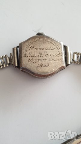 Дамски сребърен часовник Goldsmiths silversmiths Ltd 112, снимка 6 - Антикварни и старинни предмети - 41938293