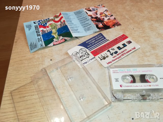 заявена-UGLY KID JOE-АУДИОКАСЕТА 0811211219, снимка 8 - Аудио касети - 34733486