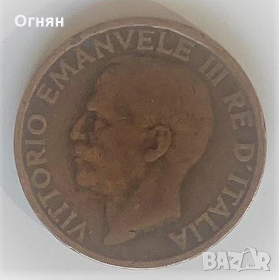 10 сентисими 1921 Италия, снимка 2 - Нумизматика и бонистика - 32319486