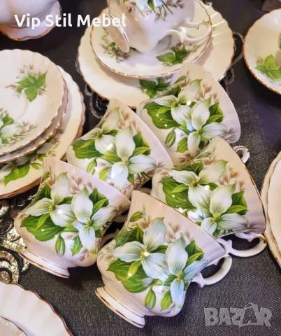 Сервиз за кафе Royal Albert Trillium , снимка 2 - Сервизи - 47594809
