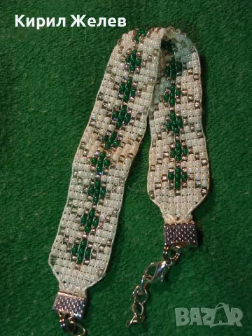 МНОГО КРАСИВА НЕЖНА МЪНИСТЕНА ГРИВНА АРТ ИЗРАБОТКА 13762, снимка 10 - Гривни - 47034897