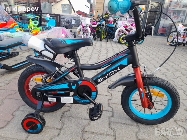 BYOX Велосипед 12" PRINCE черен, снимка 11 - Велосипеди - 53758914