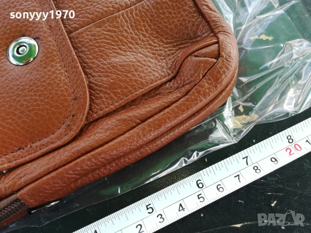 КАФЯВА ЧАНТА-КОЖЕНА 1907251838, снимка 9 - Чанти - 51075299