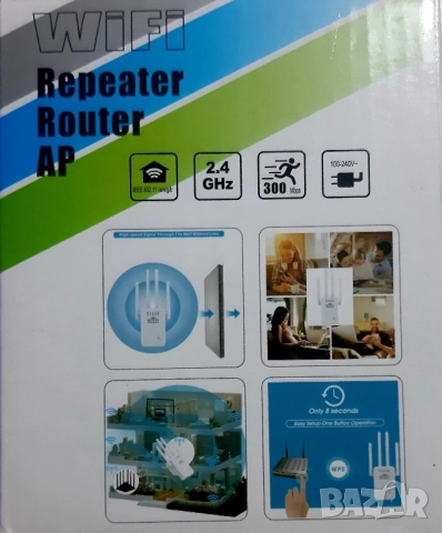 wi-fi усилвател, снимка 2 - Рутери - 51725458