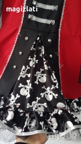 Рокля за Хелуин с черепи размер ХS-S - нова, снимка 7 - Рокли - 42701371