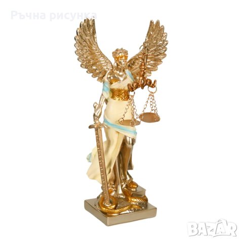 Статуетка "Богиня Темида", снимка 1 - Декорация за дома - 40914807