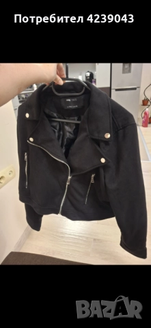 Велурено дамско яке , снимка 3 - Якета - 52470823