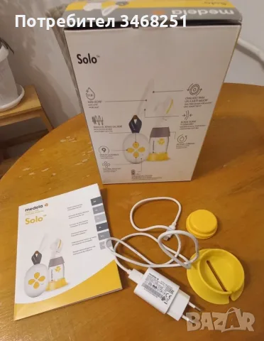 Електрическа помпа Medela Solo, снимка 3 - Помпи за кърма - 56041376