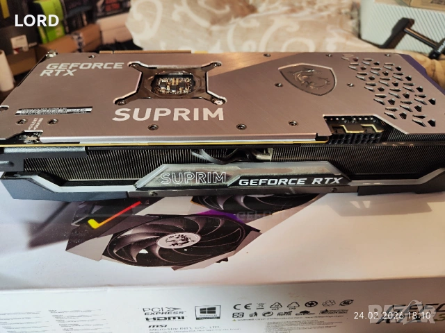 Видеокарта RTX 3070 8GB MSI Supreme X - Проблем!, снимка 15 - Видеокарти - 53609262
