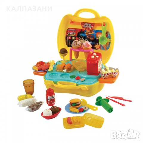 PlayGo DOUGH Куфар с пластелин Закусвалня 8800, снимка 2 - Пластелини, моделини и пясъци - 35979446