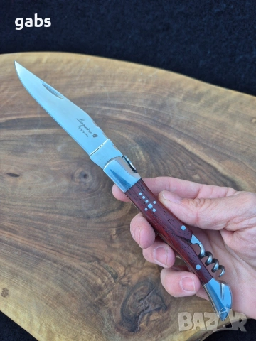 Сгъваем джобен нож Laguiole by Flyingcolore с тирбушон, снимка 7 - Ножове - 53135520