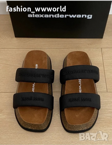 Дамски чехли ALEXANDER WANG - реплика, снимка 1 - Чехли - 36310215