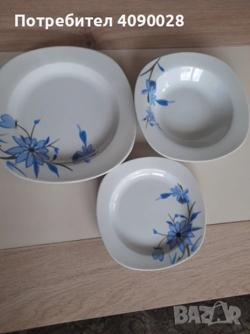 Порцеланов сервиз за хранене 18 части, снимка 4 - Сервизи - 53398285