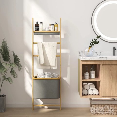 Етажерка с кош за пране ZJSJ-LR04BB, снимка 7 - Шкафове - 41546149