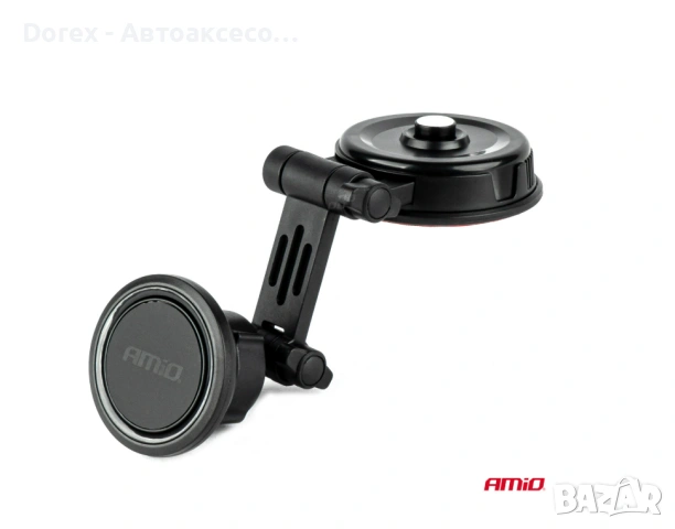 Магнитна автомобилна стойка за телефон за табло въртяща се на 360°, снимка 3 - Аксесоари и консумативи - 53613652