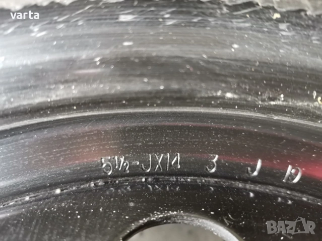 1бр НОВА ОРИГИНАЛНА джанта за OPEL, DAEWOO, CHEVROLET 14" , снимка 3 - Гуми и джанти - 53492224